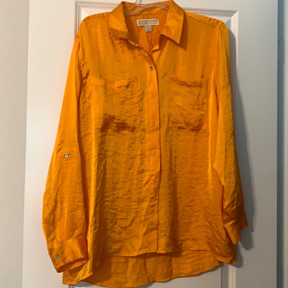 Satin material blouse Michael Kors-XL